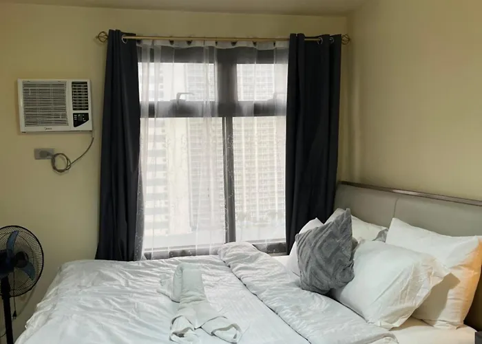 Apartment Bayfront In Pasay, With Balcony, Bay View, Near Moa, Okada, Picc, Airport, Wfh Ready Free Pool And Sauna Access Manila
