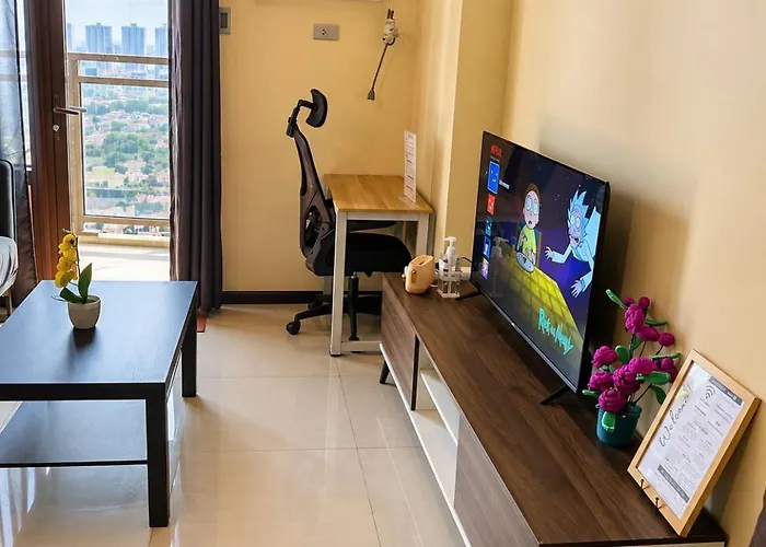 Apartment Bayfront In Pasay, With Balcony, Bay View, Near Moa, Okada, Picc, Airport, Wfh Ready Free Pool And Sauna Access Manila